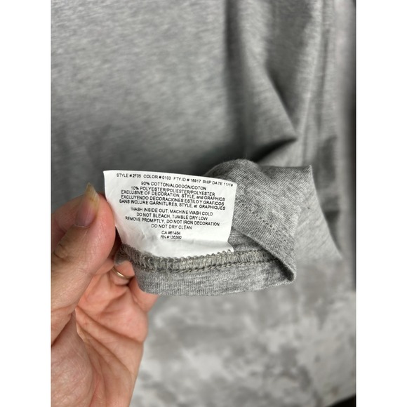 Kansas City Chiefs Super Bowl LIV Champions NFL T Shirt Mens XL Gray - Picture 6 of 7